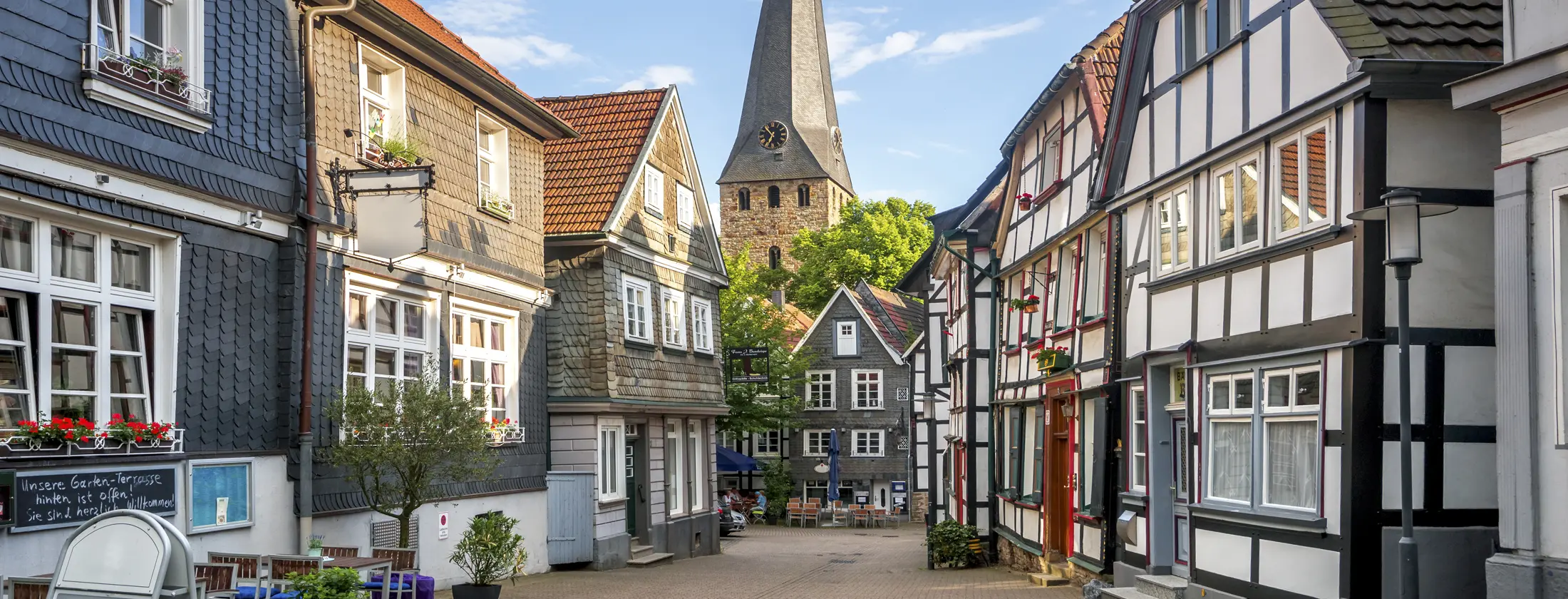 Blick in die Altstadt von Hattingen