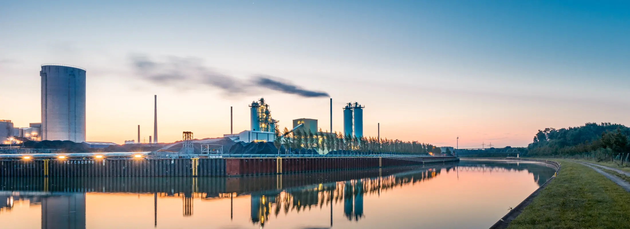 Kohlekraftwerk in Lünen am Kanal